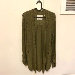 Anthropologie Angel of the North Cardigan